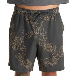Roark Мъжки шорти за бягане Roark Serrano 7 Running shorts - Onyx Floral (012-3947-0911)
