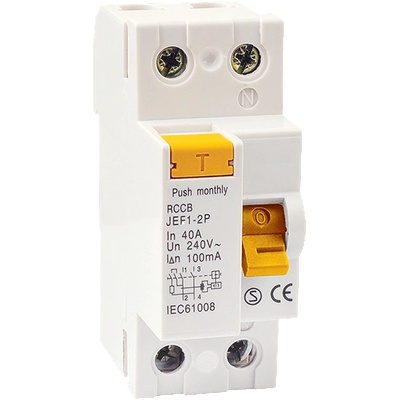 ELMARK ДЕФЕКТНОТОКОВА ЗАЩИТА jef 2p 10a/300ma (40713jef)