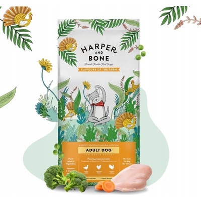 Harper & Bone Flavours Farm Kuře Krůta a Zelenina 12 kg