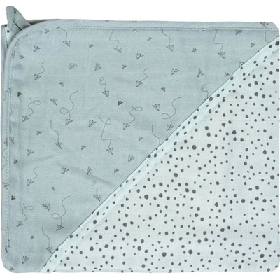 Bebe-Jou Mušelínový uterák s kapucňou bambus Fabulous Paper Planes
