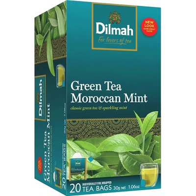 Dilmah Zelený čaj s marockou mátou 20 x 1,5 g