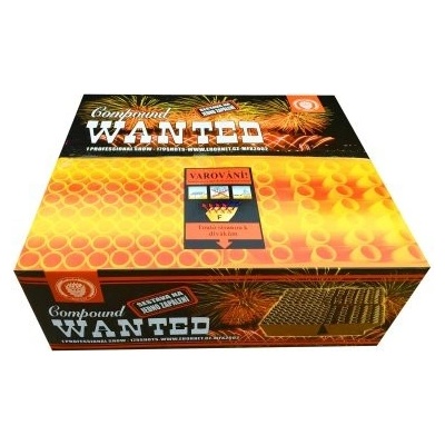 Sestavený ohňostroj Wanted 179 ran