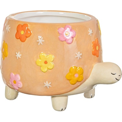 Sass & Belle Каменна саксия за цветя ø 9 cm Tortoise - Sass & Belle (XDC663)