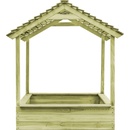 Greatstore zahradní domeček s pískovištěm 128 x 120 x 145 cm borovice