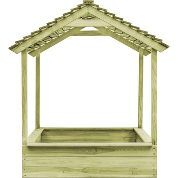 Greatstore zahradní domeček s pískovištěm 128 x 120 x 145 cm borovice