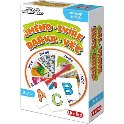 Hry pro předškoláky - Jméno Zvíře Barva Věc, Efko