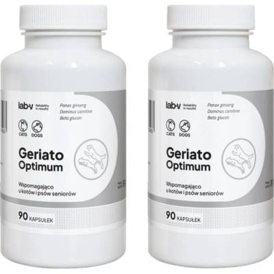 LAB-V Geriato Optimum - Podpora zdravia seniorov pre psy a mačky 2x90 kapsúl