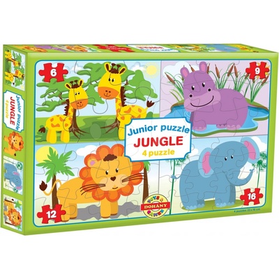 Dohány Junior Jungle 4 Zvieratká z džungle 6-9-12-16 dielov
