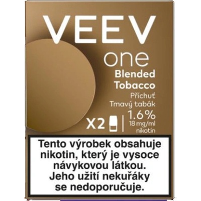 VEEV One Náplně Blended Tobacco krabička – Zboží Dáma