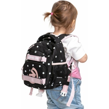 Meatfly Раница Meatfly Levi Black Dots 10 L | Черна | Обем 10 L Meatfly | Cheren | Момичешки | ЕДИН РАЗМЕР