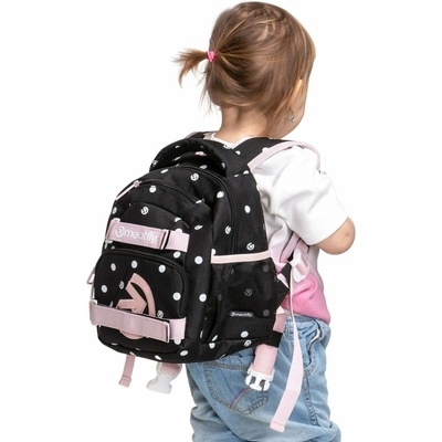 Meatfly Раница Meatfly Levi Black Dots 10 L | Черна | Обем 10 L Meatfly | Cheren | Момичешки | ЕДИН РАЗМЕР