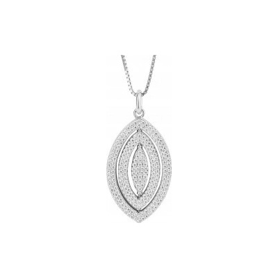 Fiorelli Strieborný prívesok s retiazkou silver P5277C