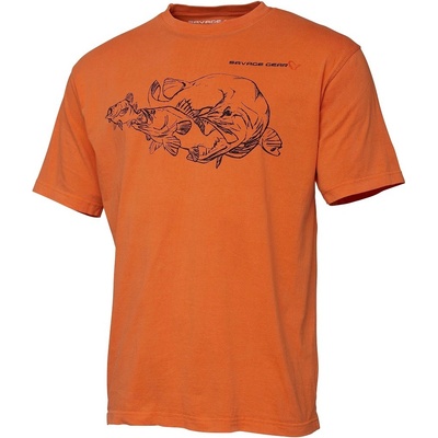 Savage Gear Tričko Cannibal Ink Tee Sun Orange