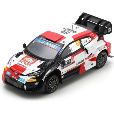 Spark Toyota GR Yaris Rally1 69 Rovanperä/Halttunen vítězové Safari Rally Kenya 2022 S6709 1:43