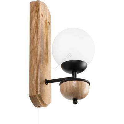 Brilagi - LED Аплик COTTAGE 1xG9/40W/230V дъб/бял (BG1505)