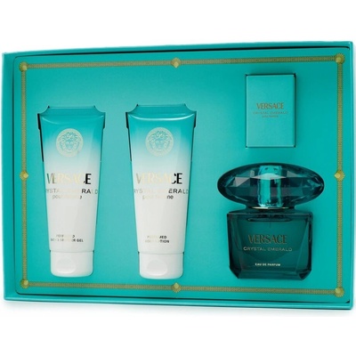 Versace Crystal Emerald EDP 90 ml + EDP 5 ml + sprchový gél 100 ml + telové mlieko 100 ml pre ženy