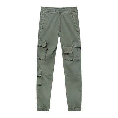 Pull&Bear Карго панталон зелено, размер XS