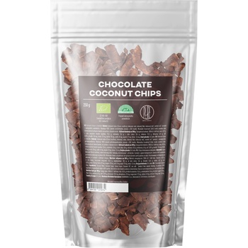 BrainMax Pure Pure® Chocolate Coconut chips, Кокосови чипсове в шоколад, BIO, 250 г