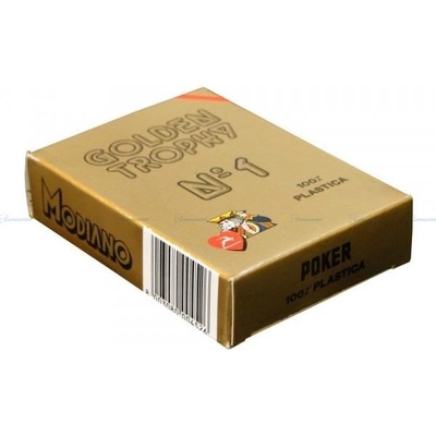 Modiano GOLDEN TROPHY 100% plastové, červené