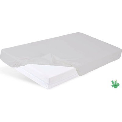 BabyMatex prostěradlo Bamboo s gumou Šedé 80x160