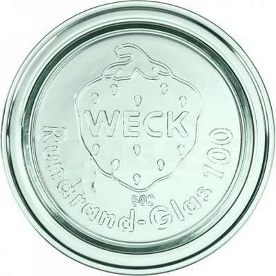 Skleněné víčko WECK 100 mm, 6 ks
