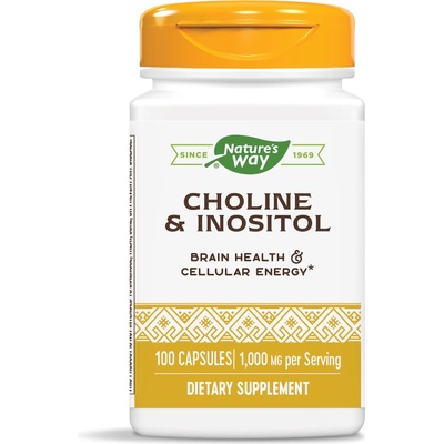 Nature's Way Choline & Inositol, 100 капсули, Nature's Way