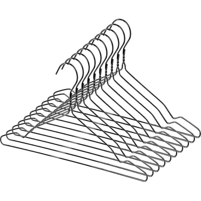 Nikaro Set kovových ramínek Compactor 10 ks černá – Sleviste.cz