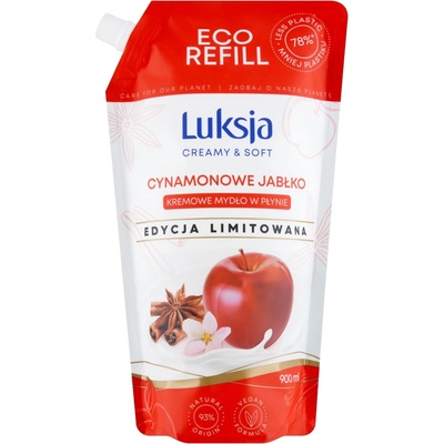 Luksja tekuté mydlo náhradná náplň Škoricové jablko 900 ml