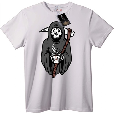 NOONEBRAND Тениска Жетварят Кафе - XS, Black
