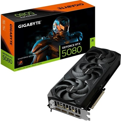 Gigabyte GeForce RTX 5080 WINDFORCE SFF 16GB GDDR7 GV-N5080WF3-16GD
