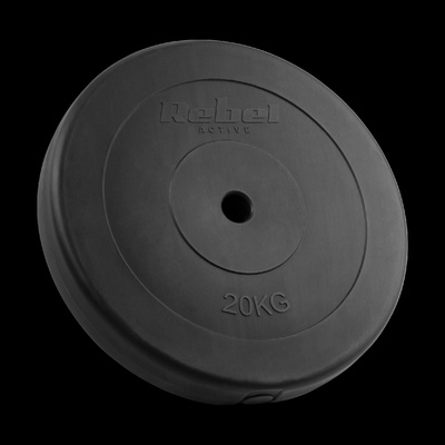 Rebel Active L-RBA-2119 Bitúmenový kotúč na činku 20 kg 31 mm
