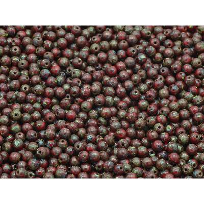 Glass beads, s.r.o. Mačkané kulaté korálky - 4 mm 93190/86800 Balení: 600ks