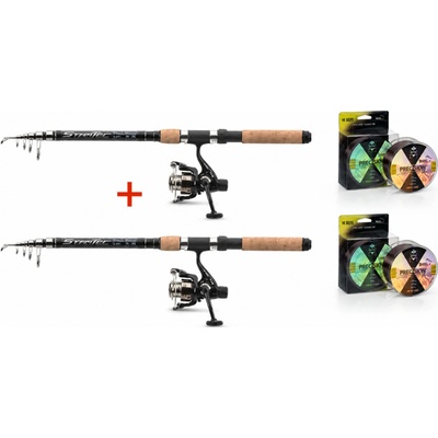 Saenger Startec Allround 3 m 75 g 6 dílů + Naviják Startec RD50 + Vlasec 3 m 1+1
