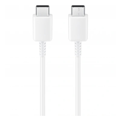 Samsung Оригинален кабел Samsung EP-DX510JWEGEU Type-C to Type-C, 100W, 5A, 1.80 метра, Бял (EP-DX510JWEGEUbull)