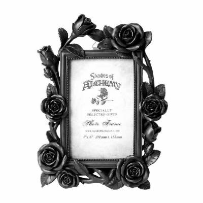 декорация (рамка за снимки) ALCHEMY GOTHIC - Rose & Vine - Black - SA17