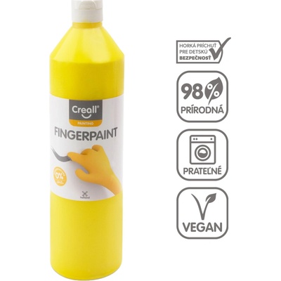 Creall prstová farba 750 ml žltá