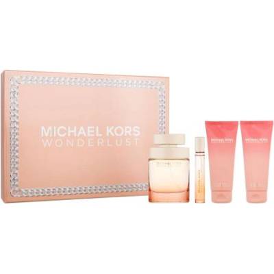 Michael Kors Wonderlust подаръчен комплект: EDP 100 ml + EDP 10 ml + душ гел 100 ml + лосион за тяло 100 ml за жени