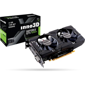 Inno3D GeForce GTX 1050 Ti Twin X2 4GB DDR5 N105T-1DDV-M5CM