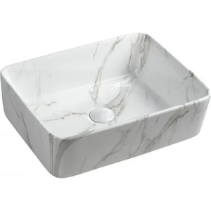 SAPHO Dalma 48x38 cm white marble (MM517)