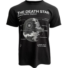 Heroes Inc tričko Star Wars Death Star Sketch černé