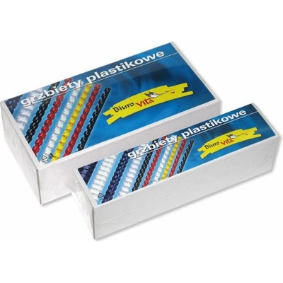plastový hřbet 25mm modrá 50ks PH25KR21MO