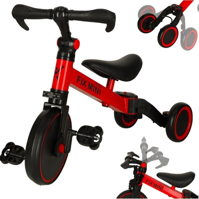 Trike Fix 3v1 s pedálmi Mini červená