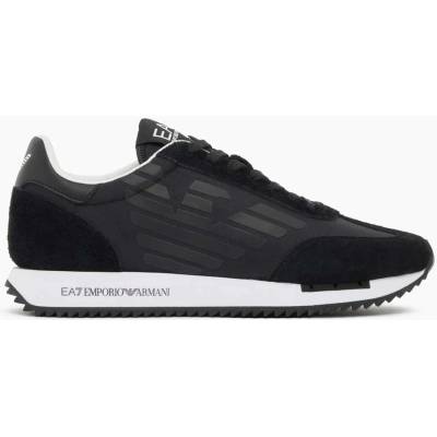 EA7 Emporio Armani Обувки black&white vintage mix eagle