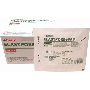 Elastpore+pad Batist steril 10 cm x 10 cm 50 ks