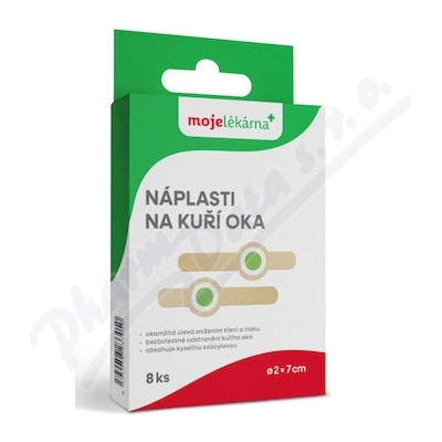 Moje lékárnaNáplasti na kuří oka 7 x 2 cm 8 ks