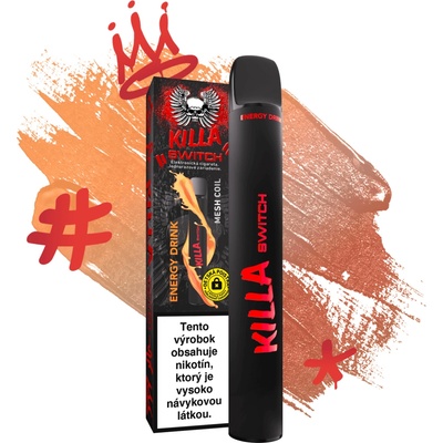 Killa Switch Energy Drink 20 mg 800 poťahov 1 ks