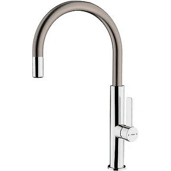 Strohm Teka Кухненски смесител, въртящ се чучур, титан FORMENTERA TOP FOT 995 (Б.7010.Т)