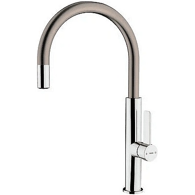 Strohm Teka Кухненски смесител, въртящ се чучур, титан FORMENTERA TOP FOT 995 (Б.7010.Т)