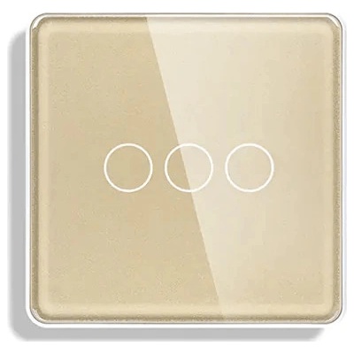 Revolo Touch sklenený panel C3-005R - Zlatý