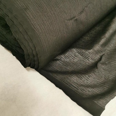 Úplet jednostranně elastický, PE/EL, 120g/m2, černý Plisse